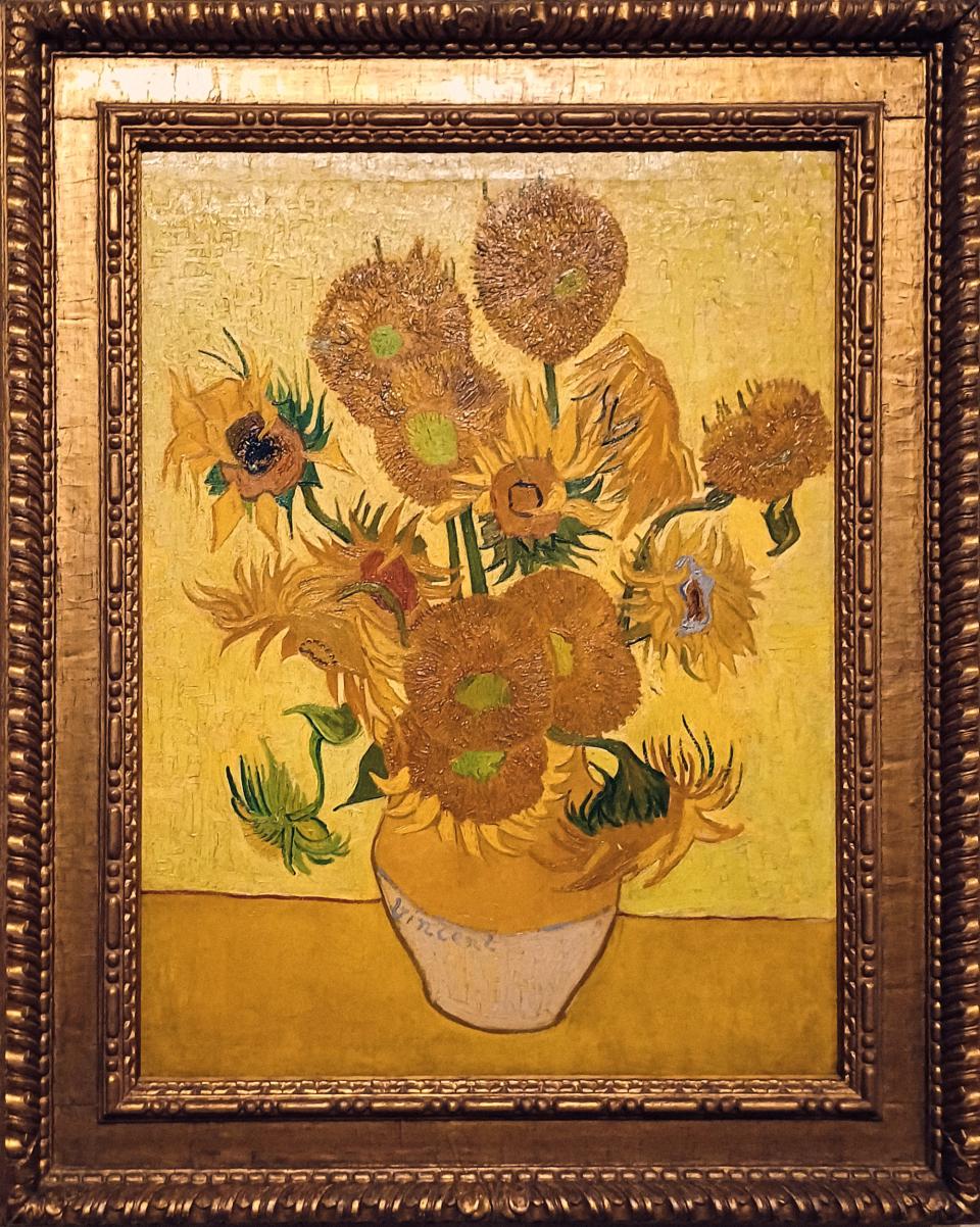 Valokuva Van Goghin maalauksesta.